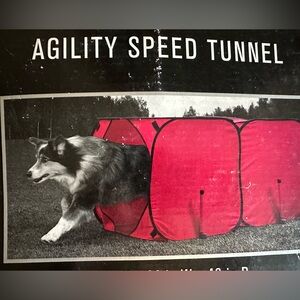 Boots & Barkley Dog Agility Speed Tunnel Agility Training 24”x24”x48” Portable